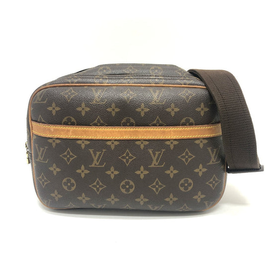 LOUIS VUITTON Shoulder Bag Monogram canvas Brown Monogram Reporter PM Women
