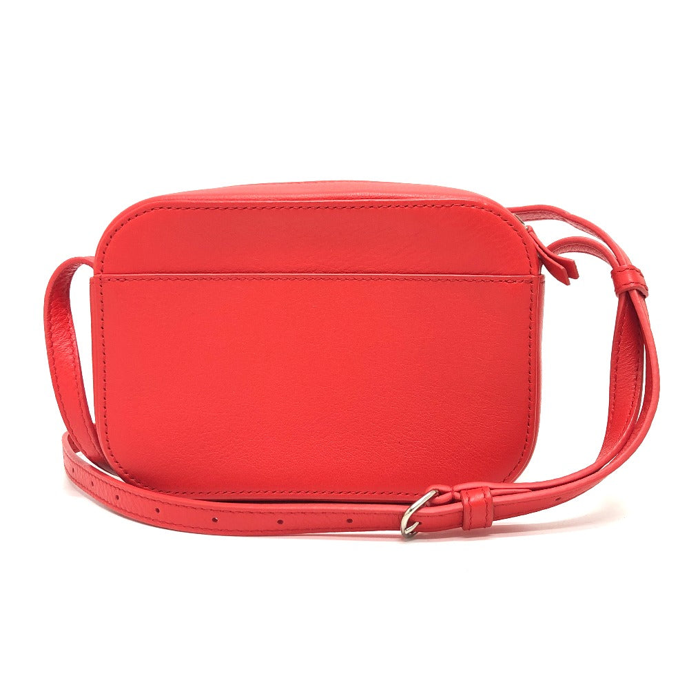 BALENCIAGA Shoulder Bag 552372 leather Red EVERYDAY EVERYDAY Camera Bag XS Women