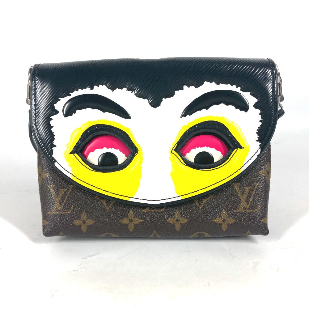 LOUIS VUITTON Shoulder Bag Monogram Canvas, Epi Leather black Epi Monogram Kansai Yamamoto pochette kabuki mask Women