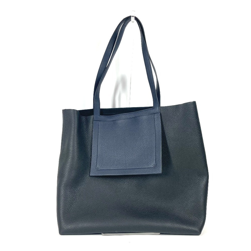 HERMES Shoulder Bag Taurillon Clemence black By color Cabasserie 46 unisex(Unisex)