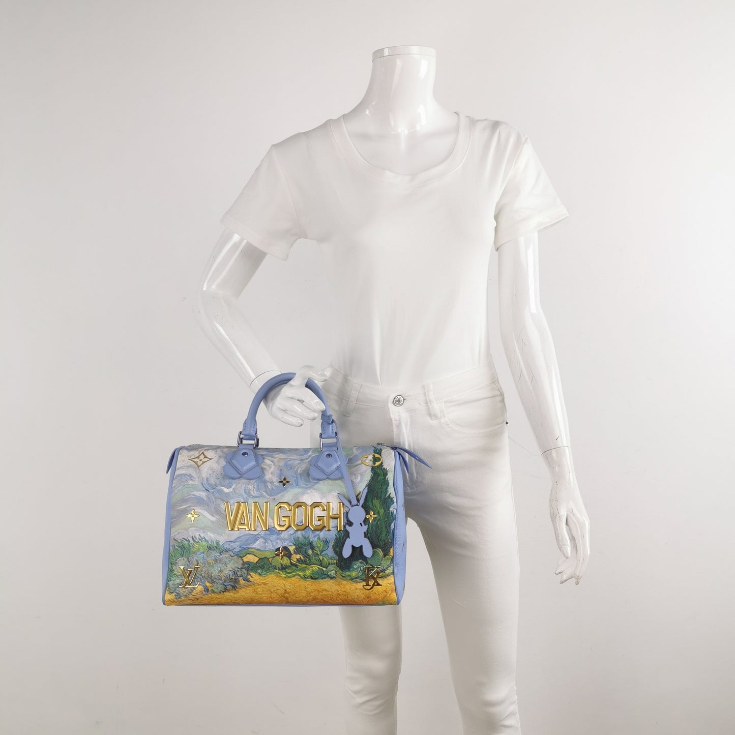 Louis Vuitton x Jeff Koons Speedy 30 Van Gogh Top Handle Bag 2017