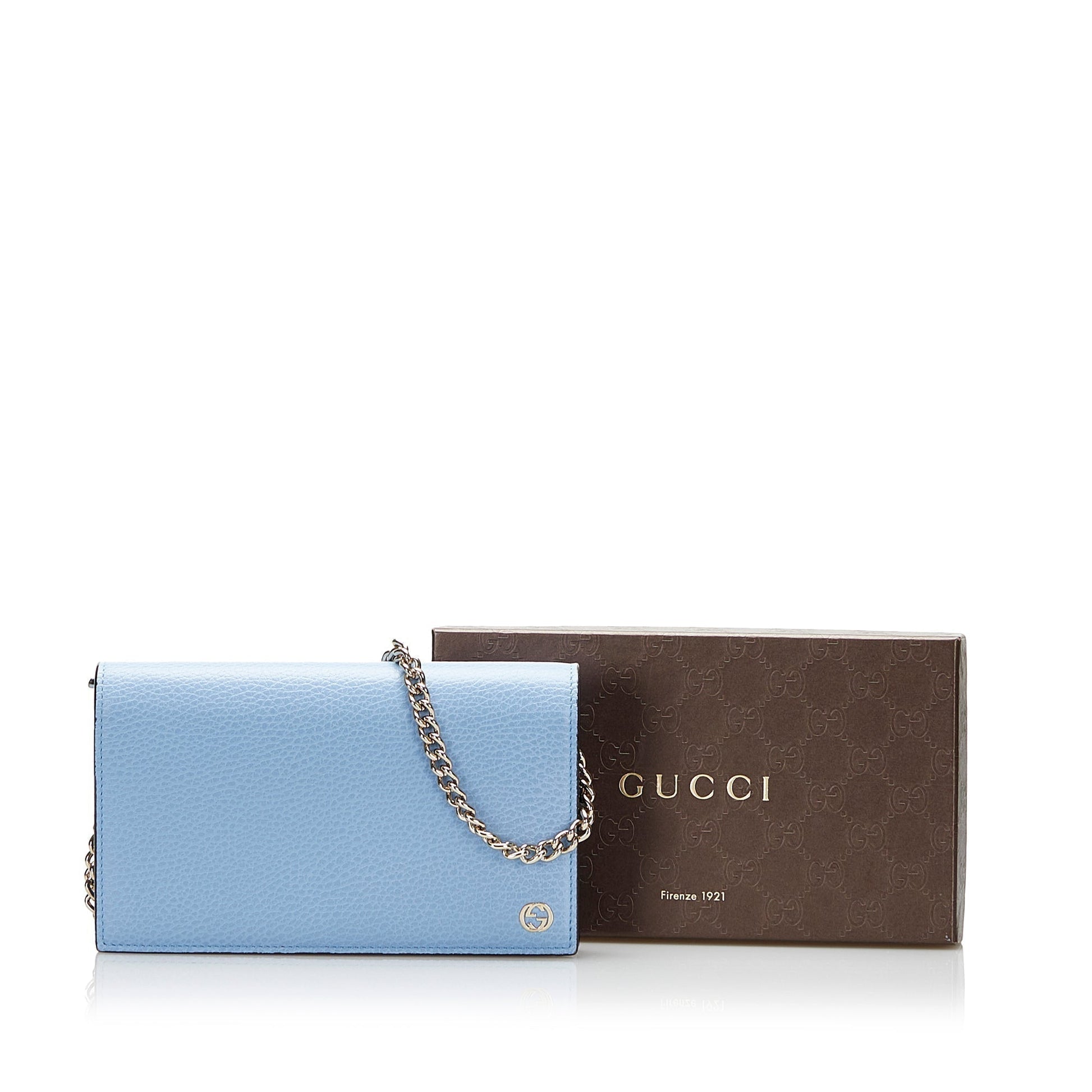 Gucci Chain Leather Crossbody