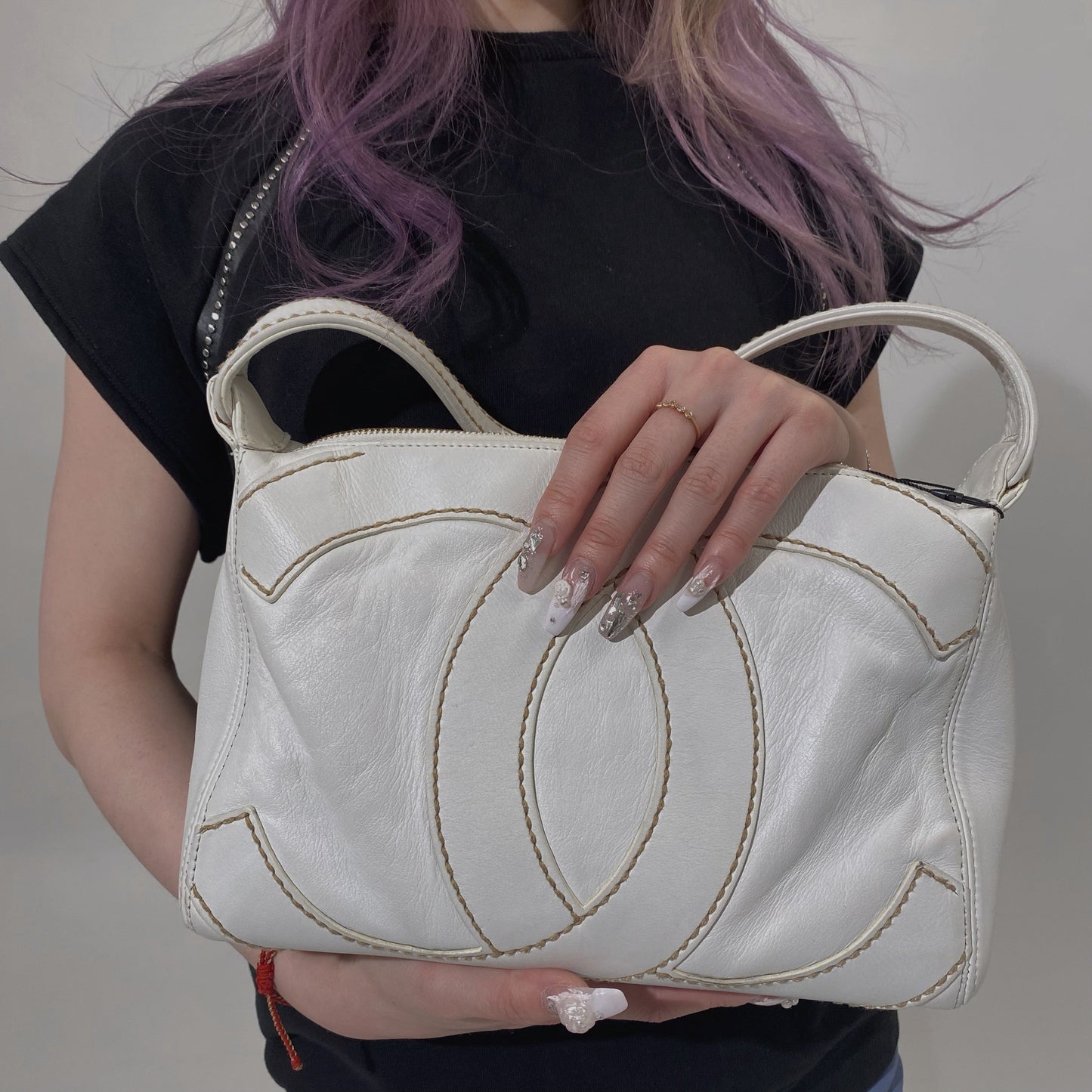 Chanel CC wild stitch shoulder Bag