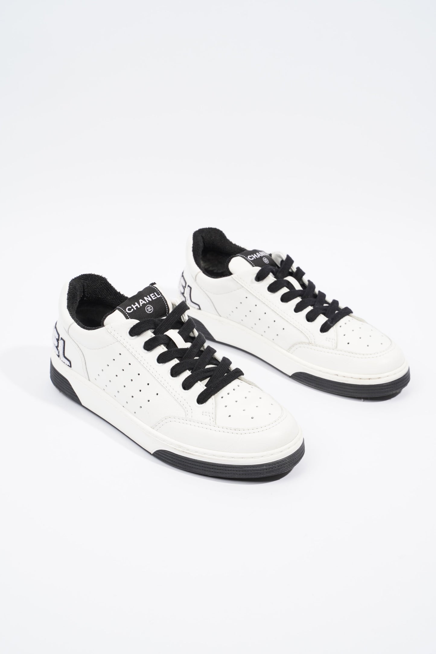 Chanel Chanel Logo White EU 39.5 UK 6.5