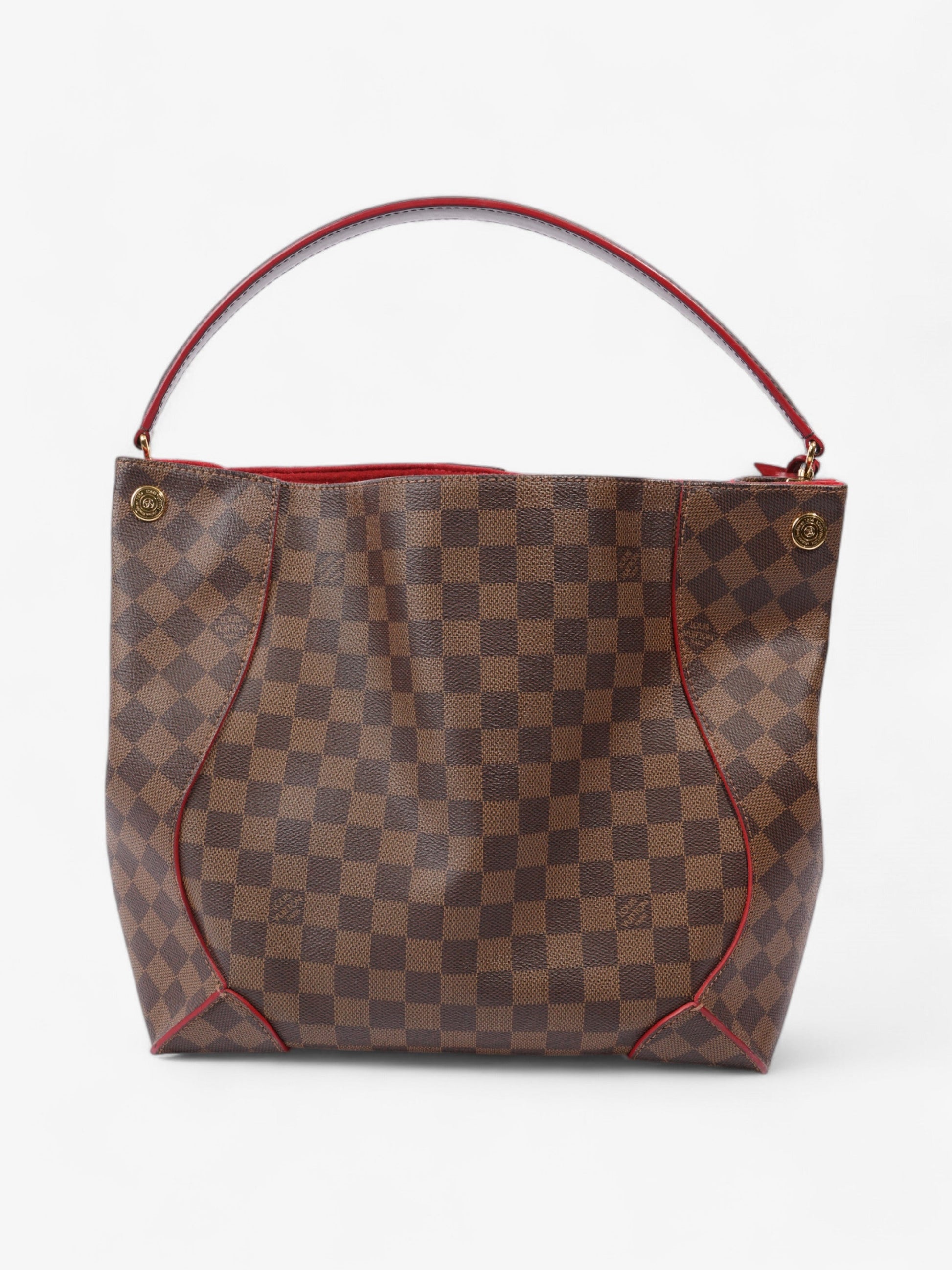 Louis Vuitton Caissa Damier Ebene Coated Canvas