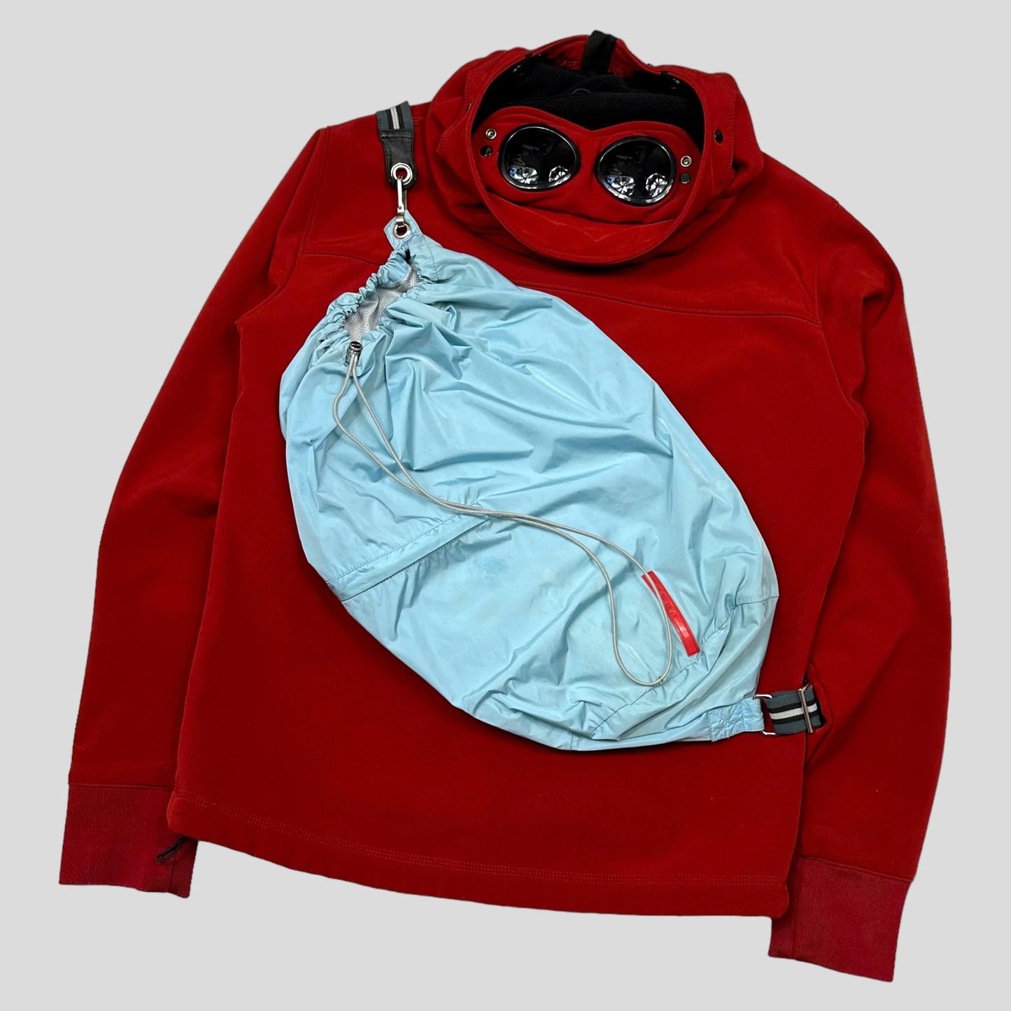 Prada Sport Early 00s Baby Blue Nylon Slingbag
