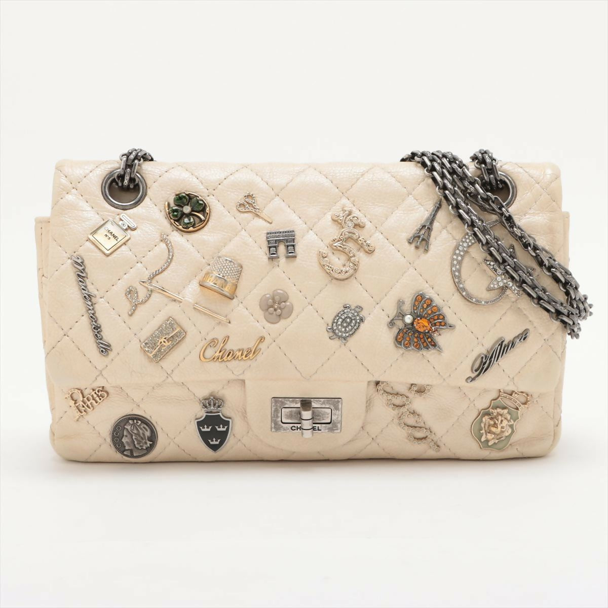 Chanel Quilted Leather Limited Edition Lucky Charm Reissue 2.55 Classic Flap Bag