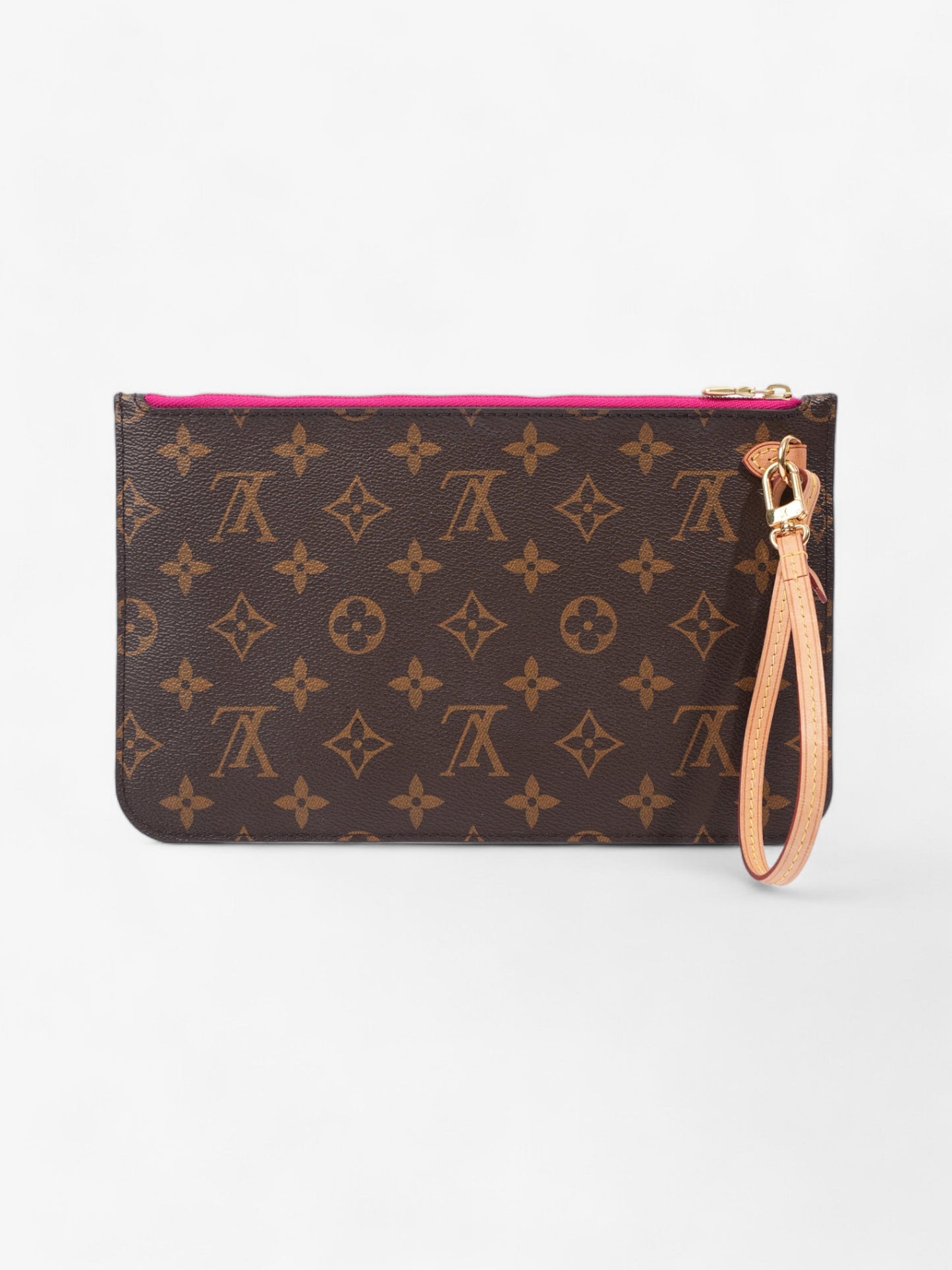 Louis Vuitton Neverful Pochette Monogram Coated Canvas