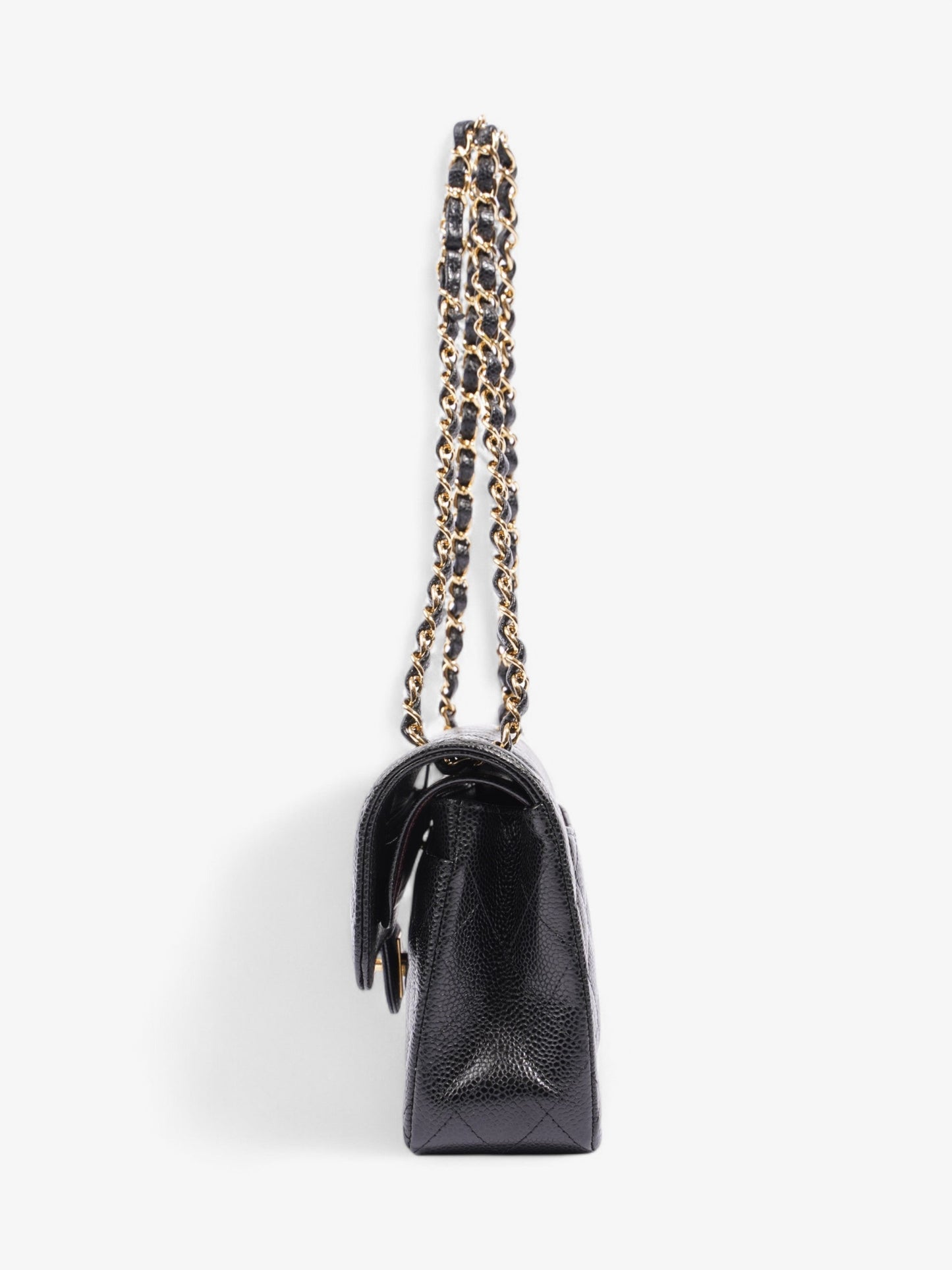 Chanel Classic Double Flap Black Caviar Leather Small