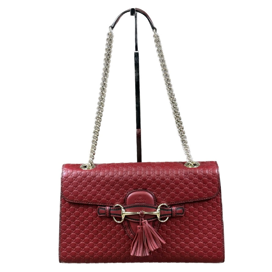 Gucci Chain Leather Shoulder Bag