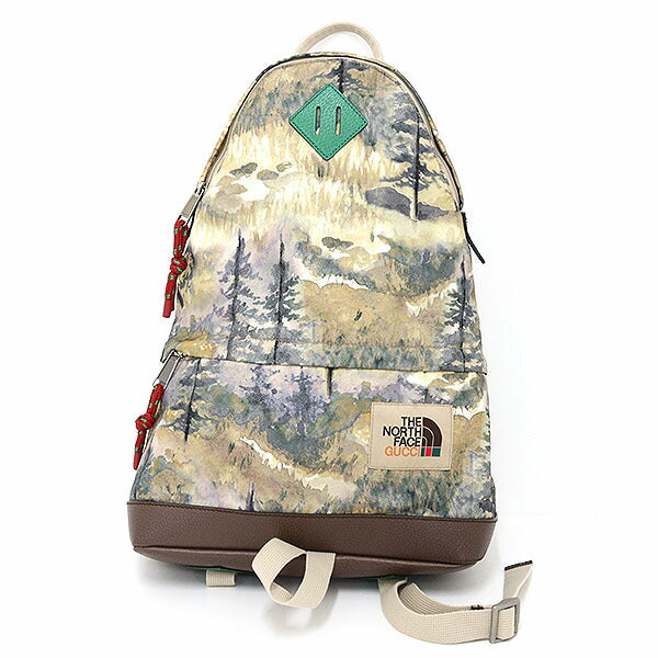 GUCCI Backpack 650288 Nylon beige THE NORTH FACE X GUCCI Medium Backpack