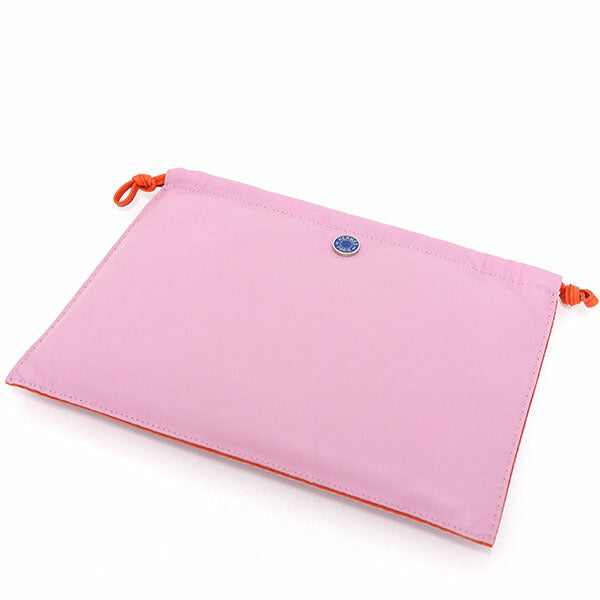 HERMES Pouch Anyo Miro Mauve Sylvestre/Orange Poppy/Blue France Pillow Verso Pouch