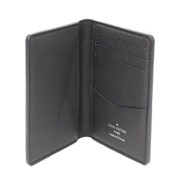 LOUIS VUITTON Card Case Epi Leather blue Damier Rush Organizer De Poch mens