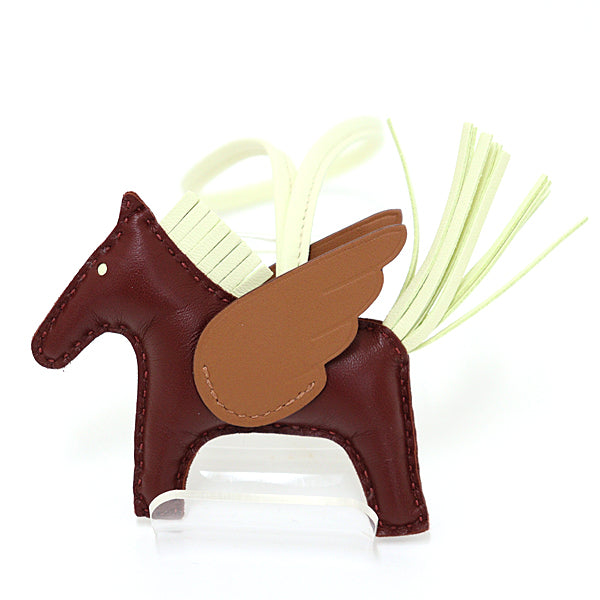 HERMES Bag charm Swift Brown Bag charm Rodeo Pegasus PM Women(Unisex)
