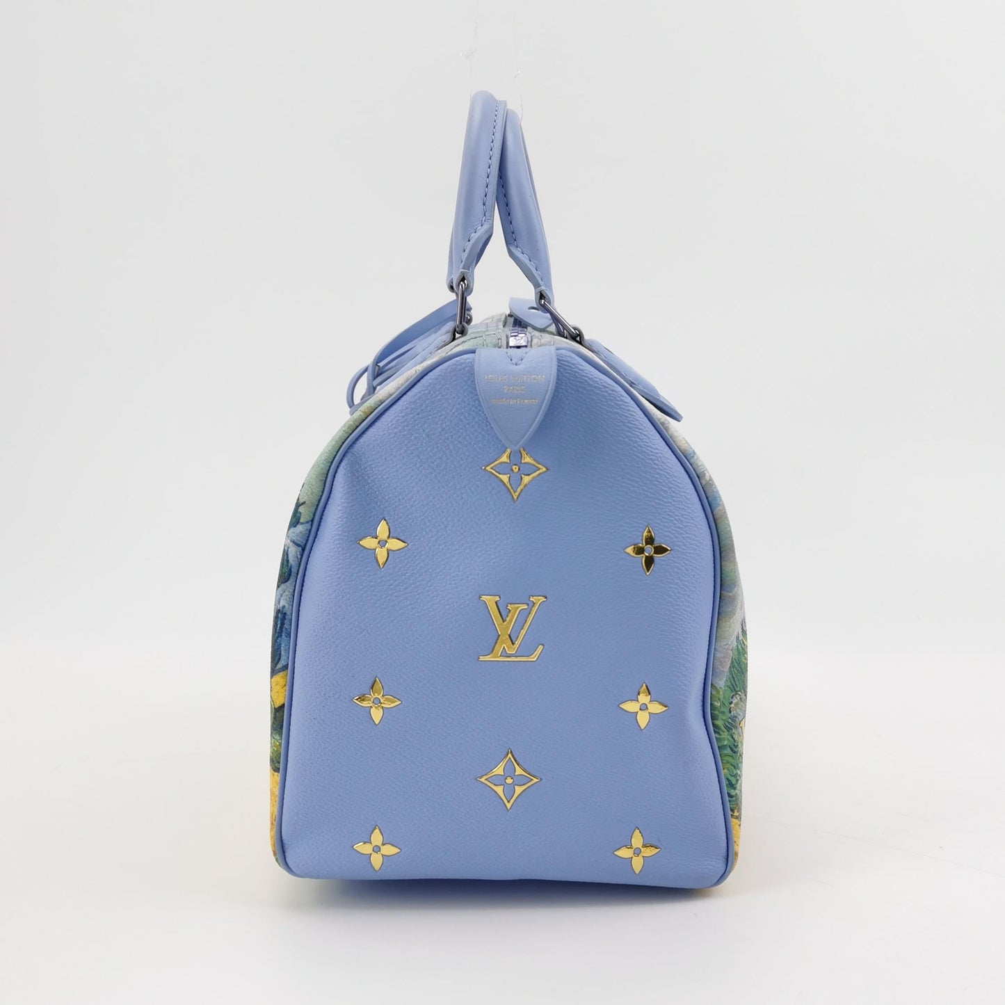 Louis Vuitton x Jeff Koons Speedy 30 Van Gogh Top Handle Bag