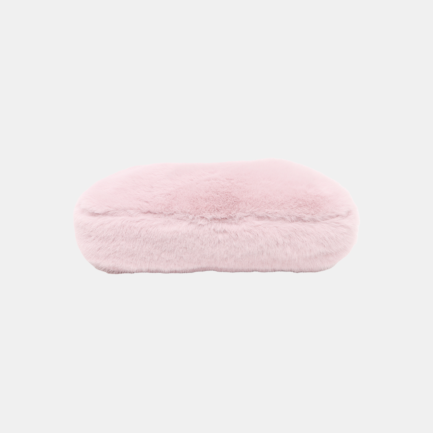 Fendi Baguette Soft Fluffy Shoulder Bag Pink and Orange Leather