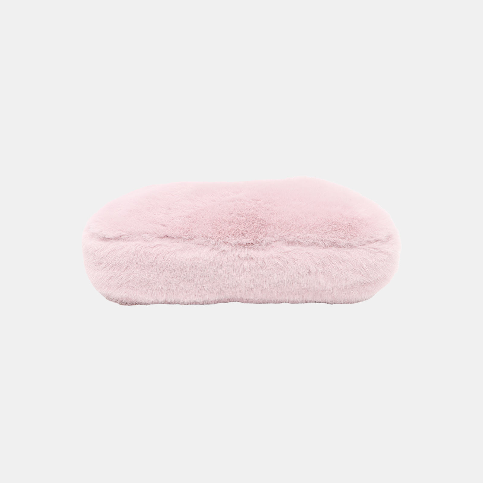 Fendi Baguette Soft Fluffy Shoulder Bag Pink and Orange Leather