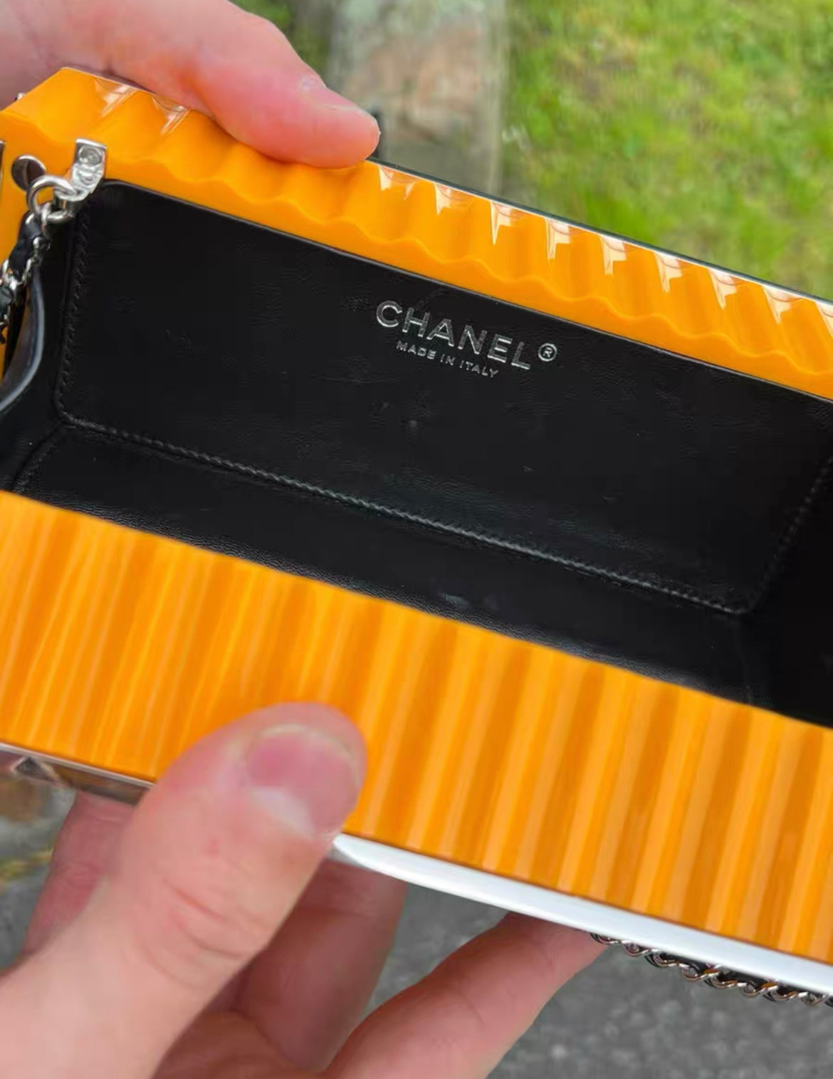 Chanel Yellow Paris Hamburg Shipping Container MinaudiÃ¨re Clutch Bag 2017