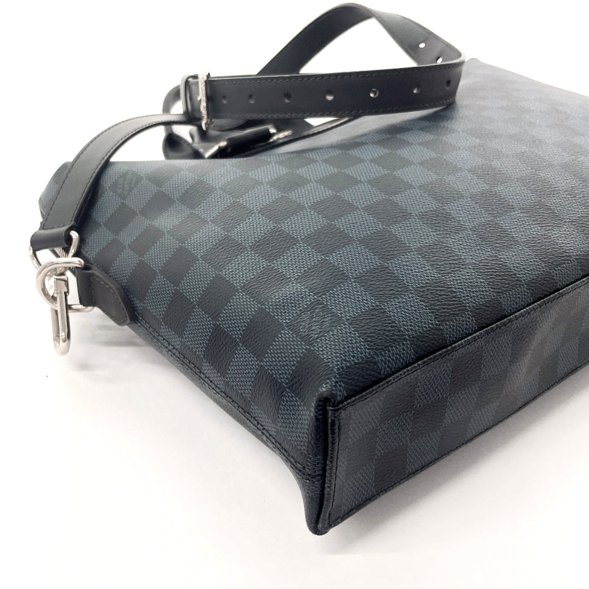 LOUIS VUITTON Business bag N42241 Damier Cobalt black 2WAY Porto Documents Jules mens