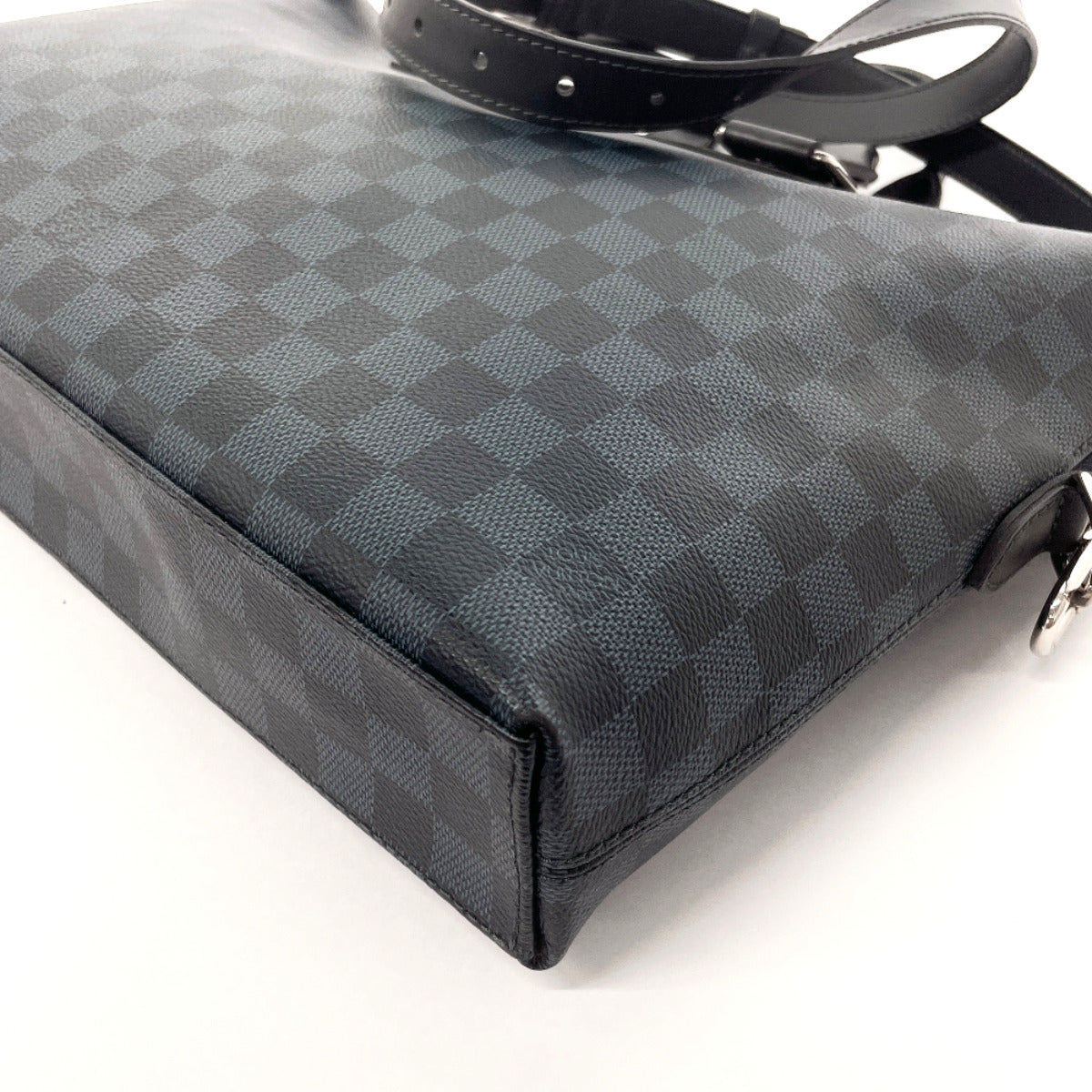 LOUIS VUITTON Business bag N42241 Damier Cobalt black 2WAY Porto Documents Jules mens