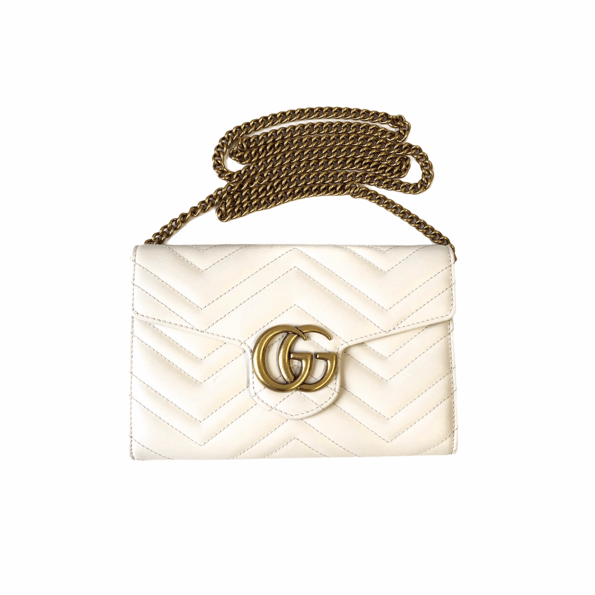 Gucci Lou Chain Leather Crossbody