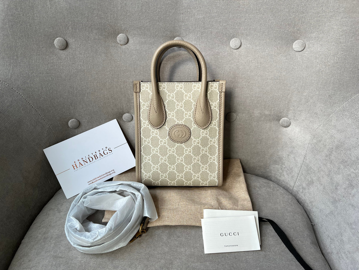 Gucci Interlocking G Leather Tote Style 2