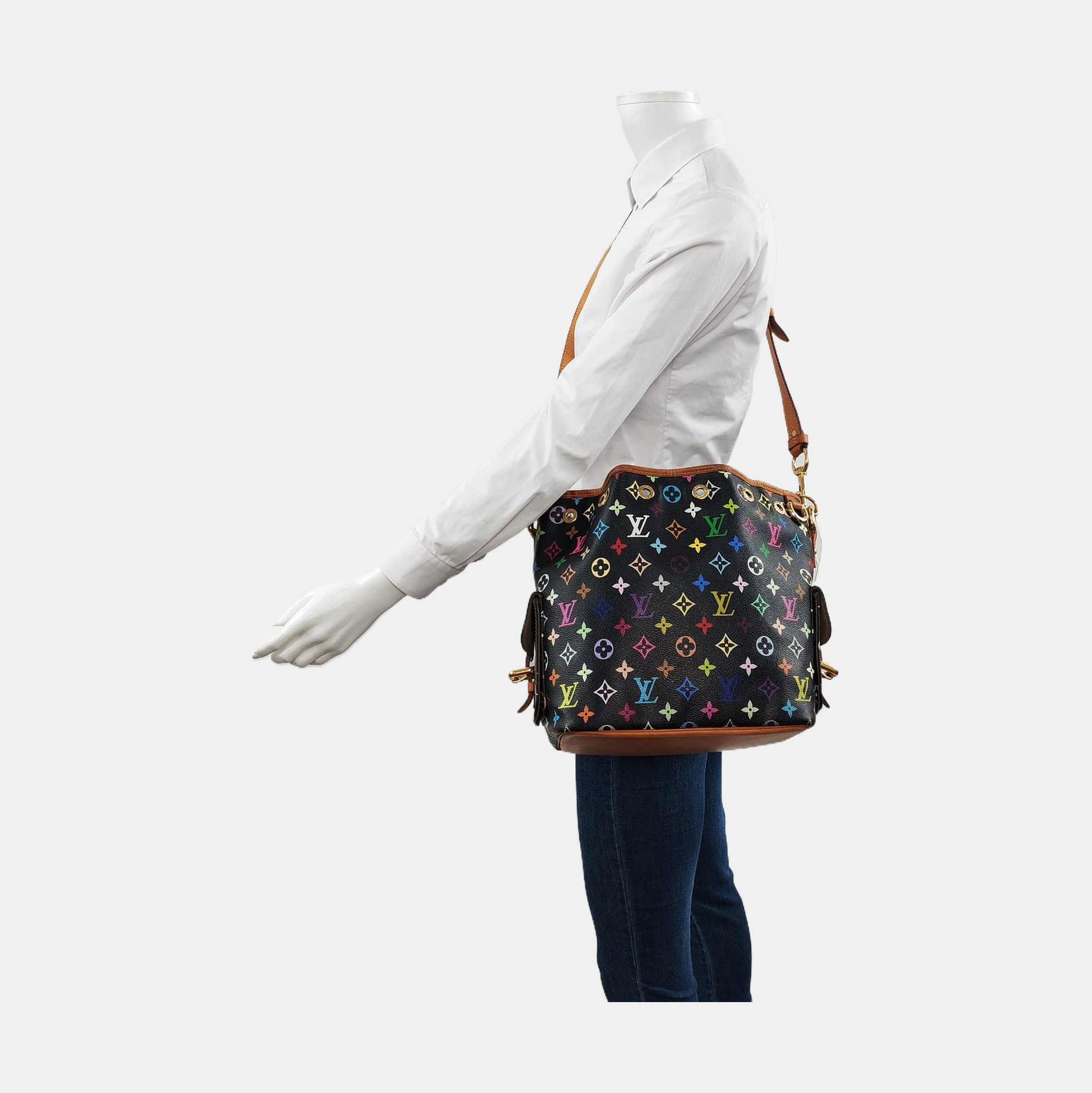 Louis Vuitton x Takashi Murakami Néonoé Medium Black Multicolor