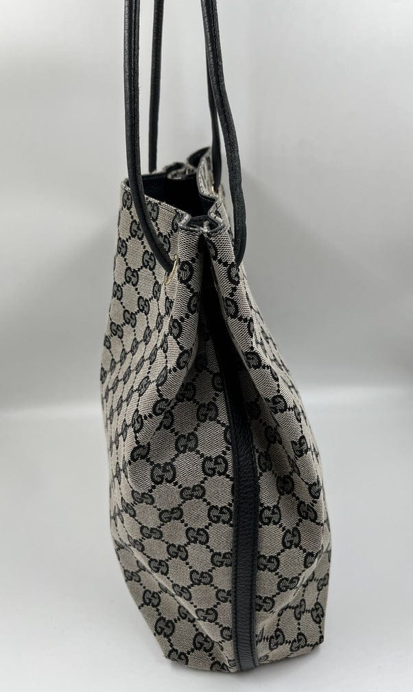 Gucci Leather Canvas Tote Style 18