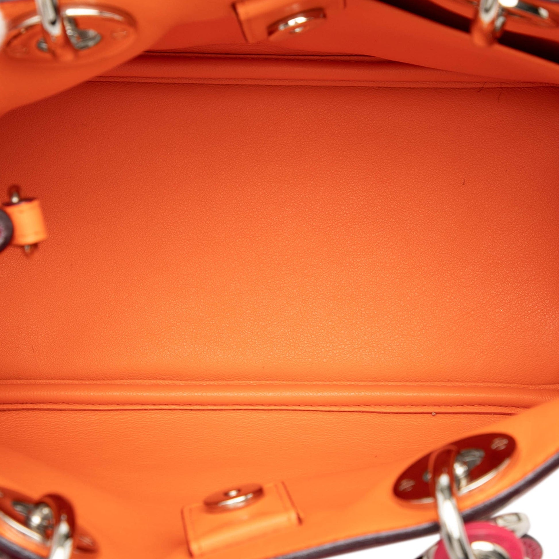 Pink Dior Mini Leather Diorissimo Satchel