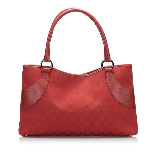 Gucci Leather Canvas Tote Style 69