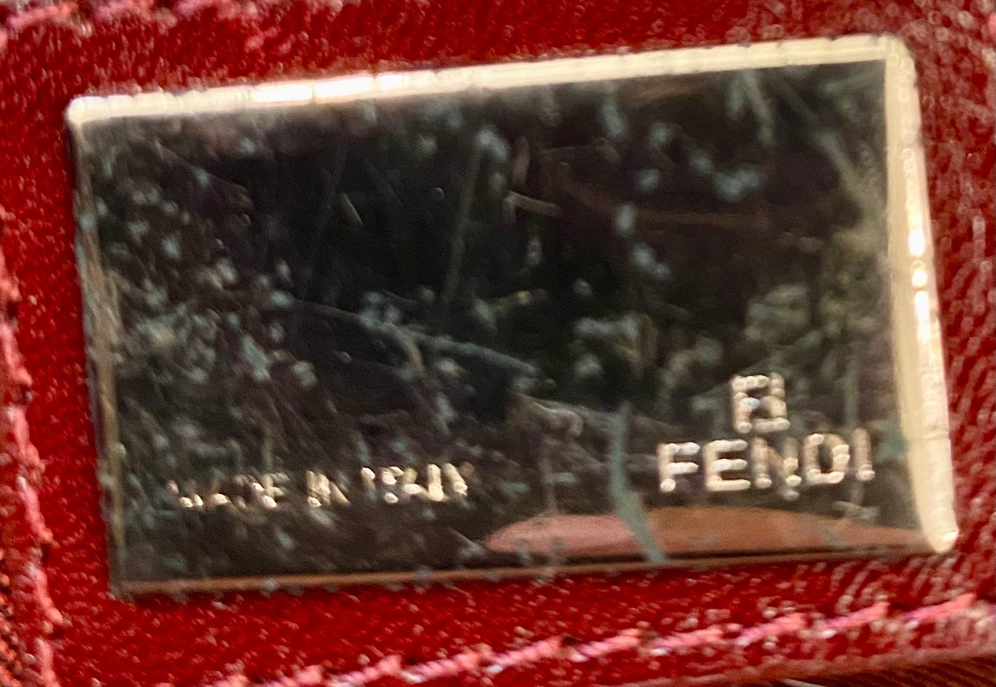 FENDI ZUCCHINO MAMA BAGUETTE SHOULDER BAG