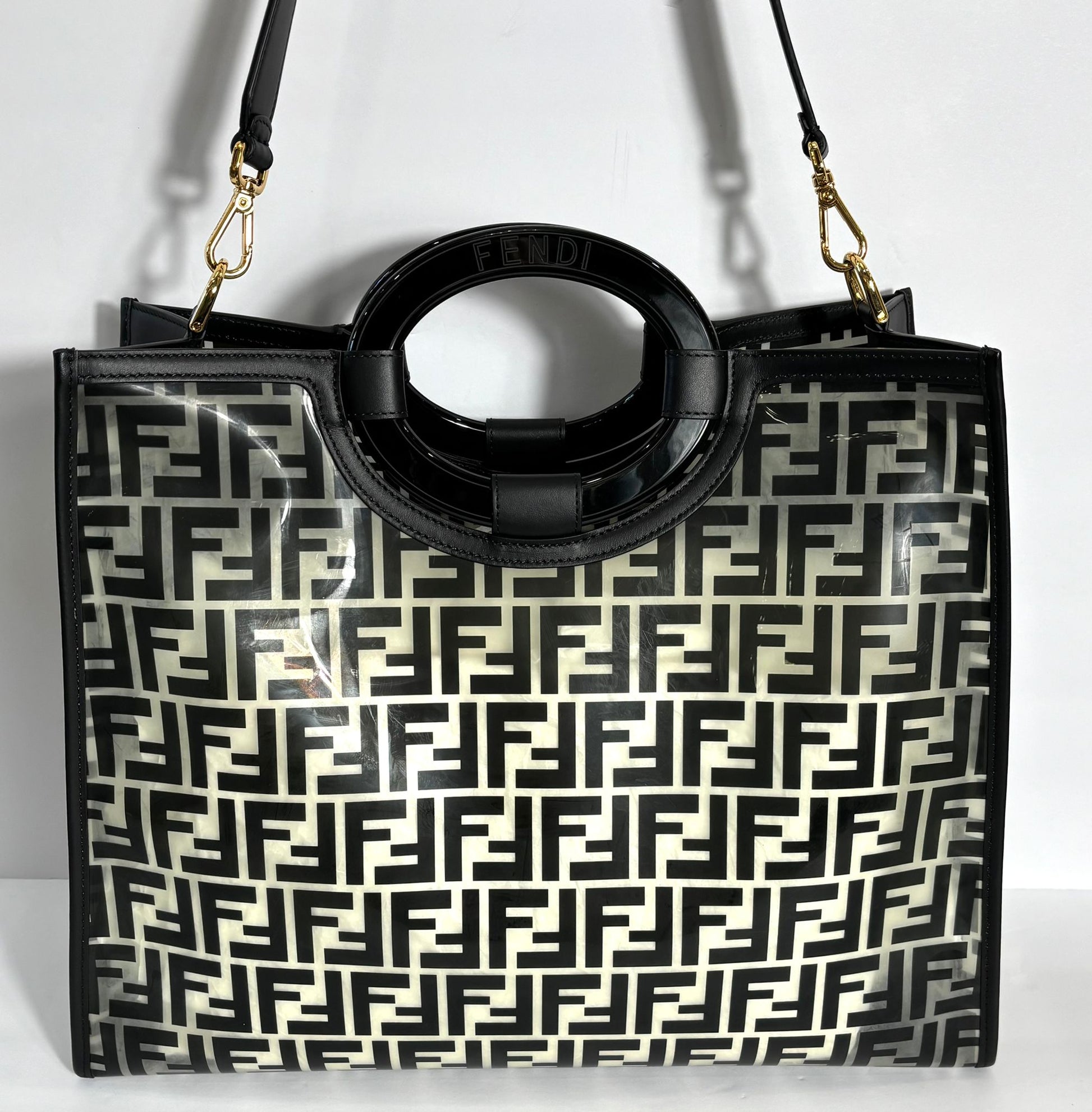 FENDI PVC LARGE RUNWAY TOTE