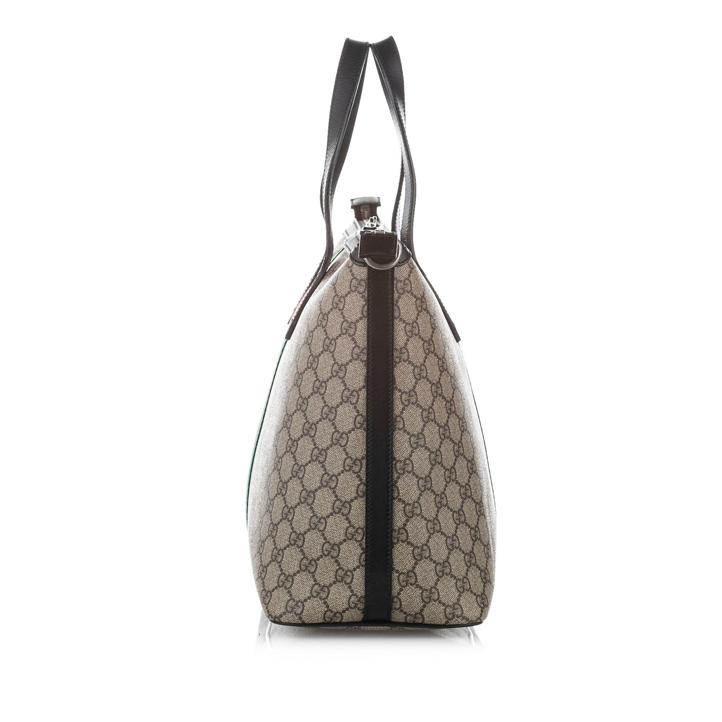 Gucci Monogram Leather Canvas Shoulder Bag