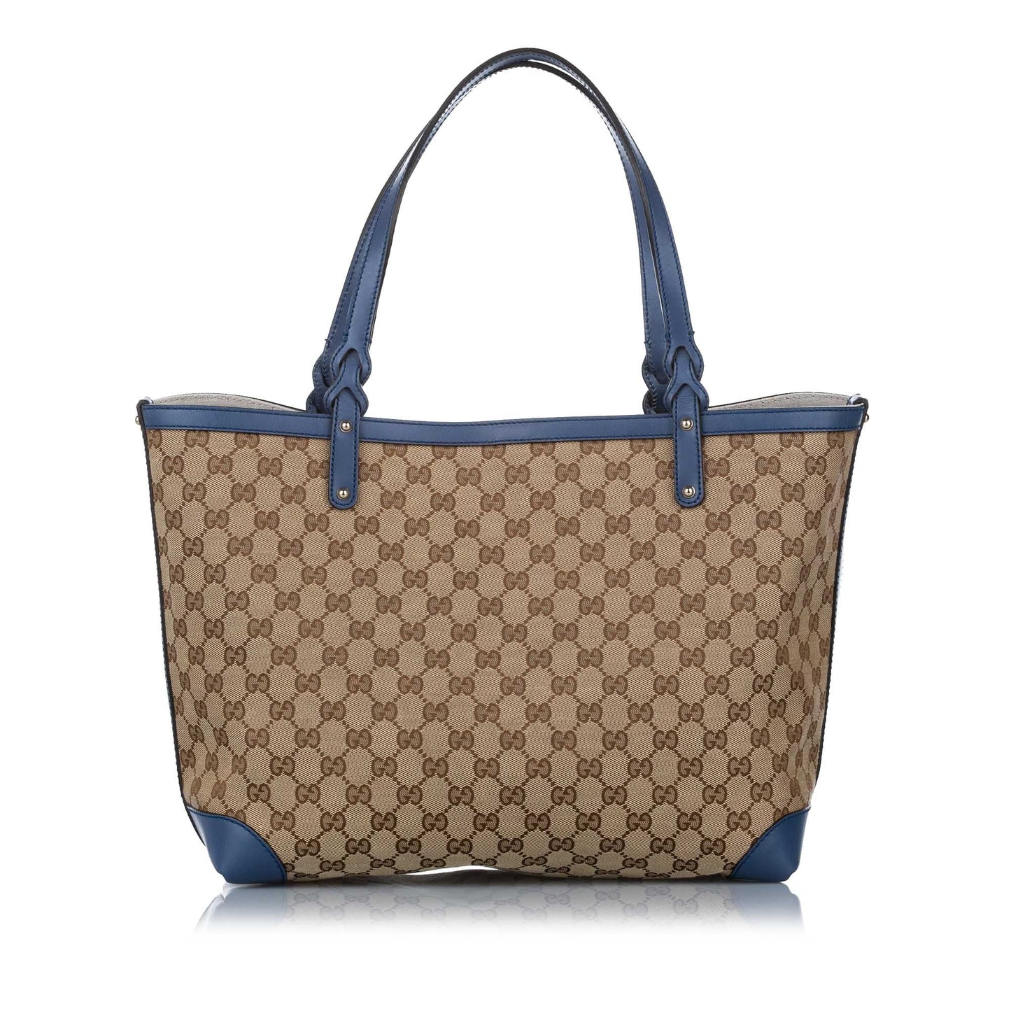 Gucci Leather Canvas Tote