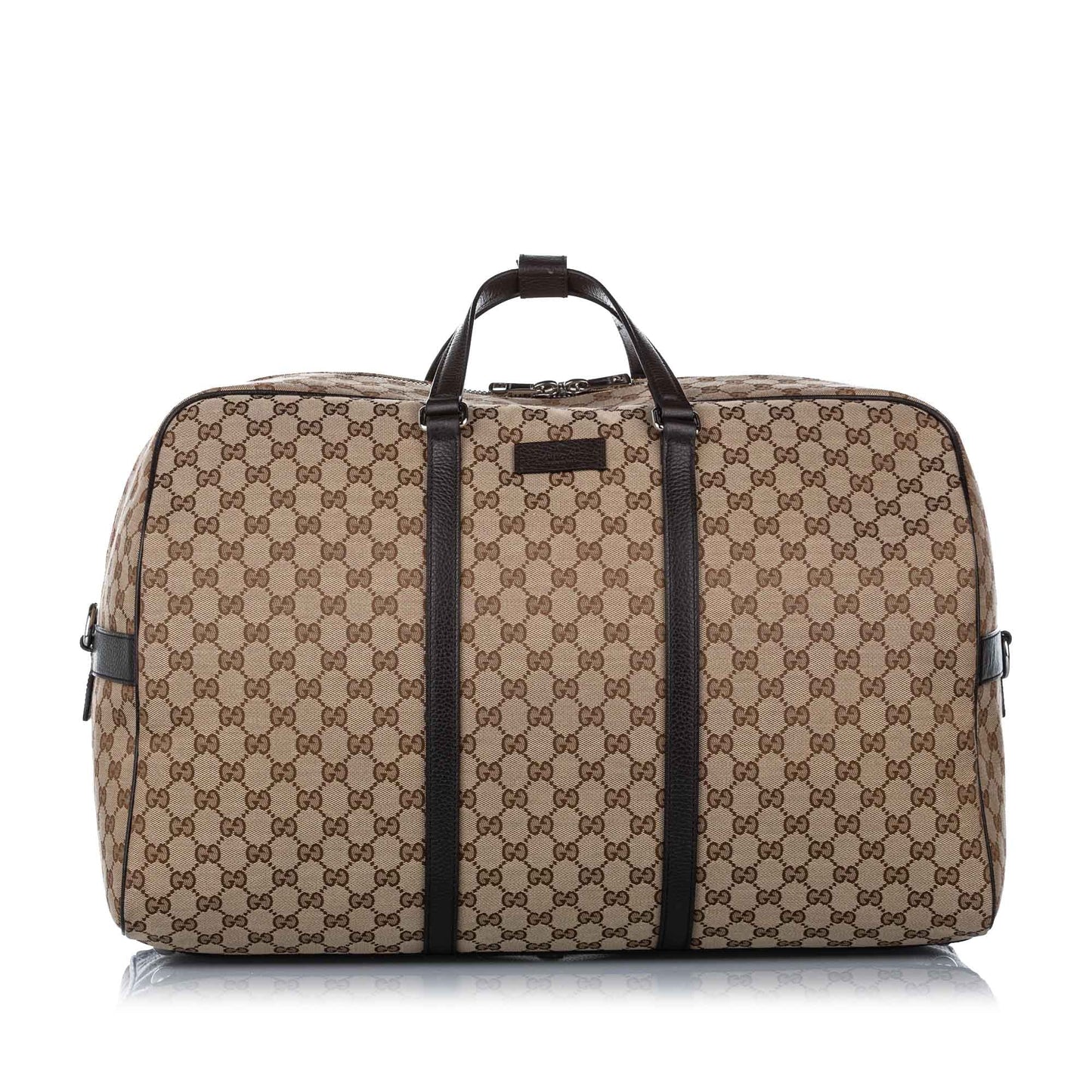 Gucci Leather Canvas Shoulder Bag