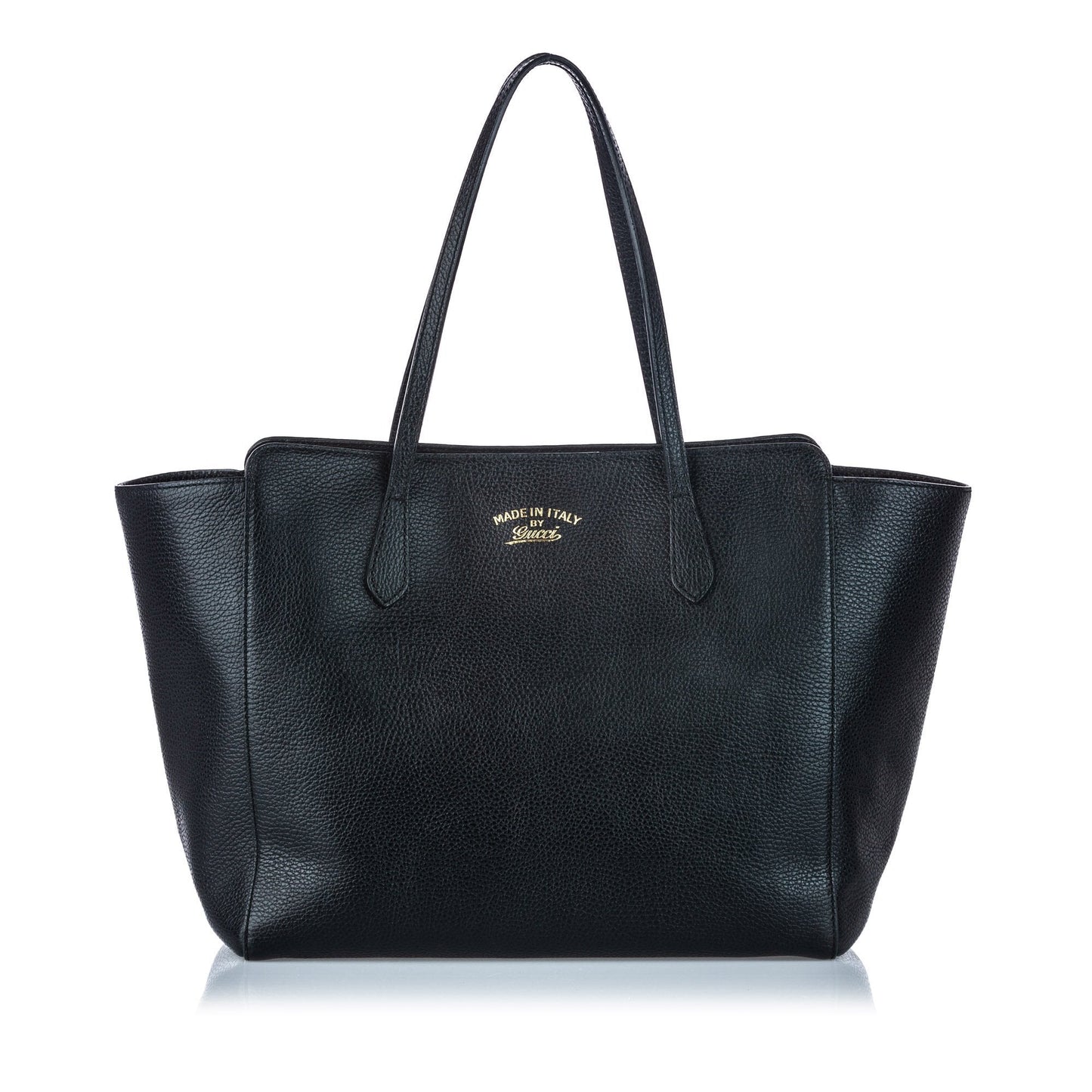 Gucci Black Leather Tote Style 1
