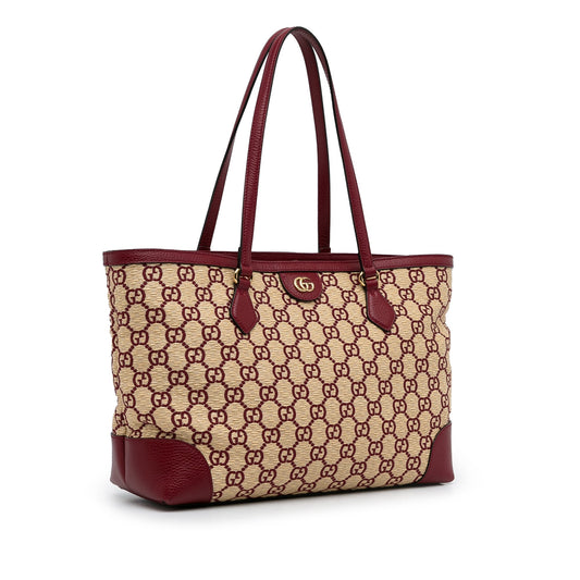 Gucci Ophidia Brown Leather Tote Style 1