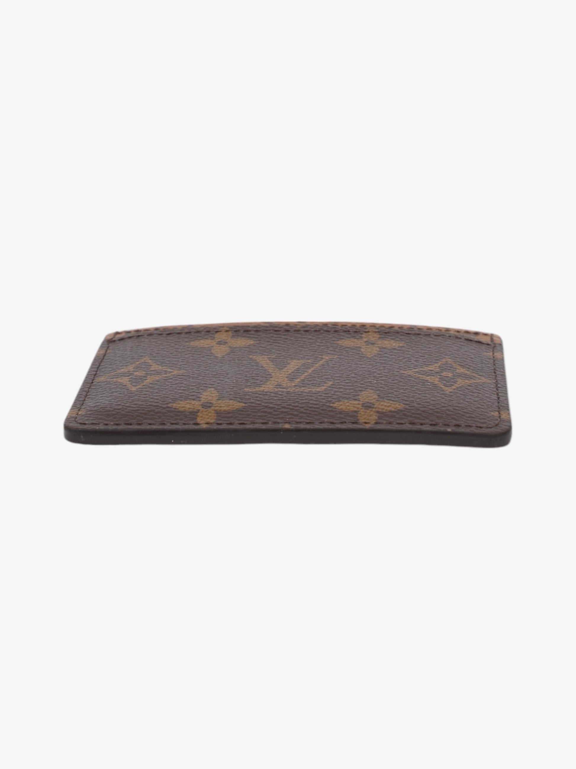 Louis Vuitton Card holder Brown / Monogram Coated Canvas