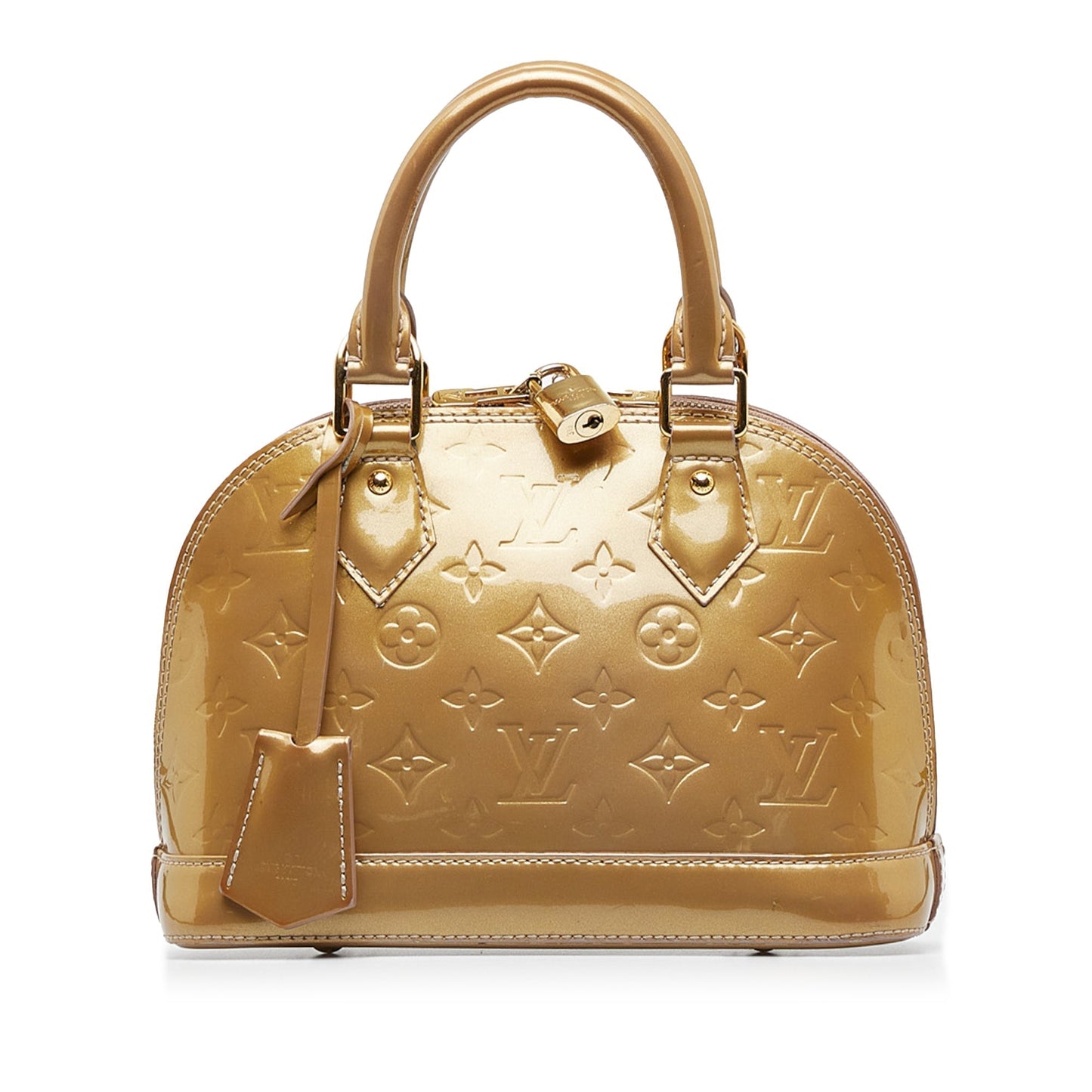 LOUIS VUITTON Monogram Vernis Alma BB Satchel
