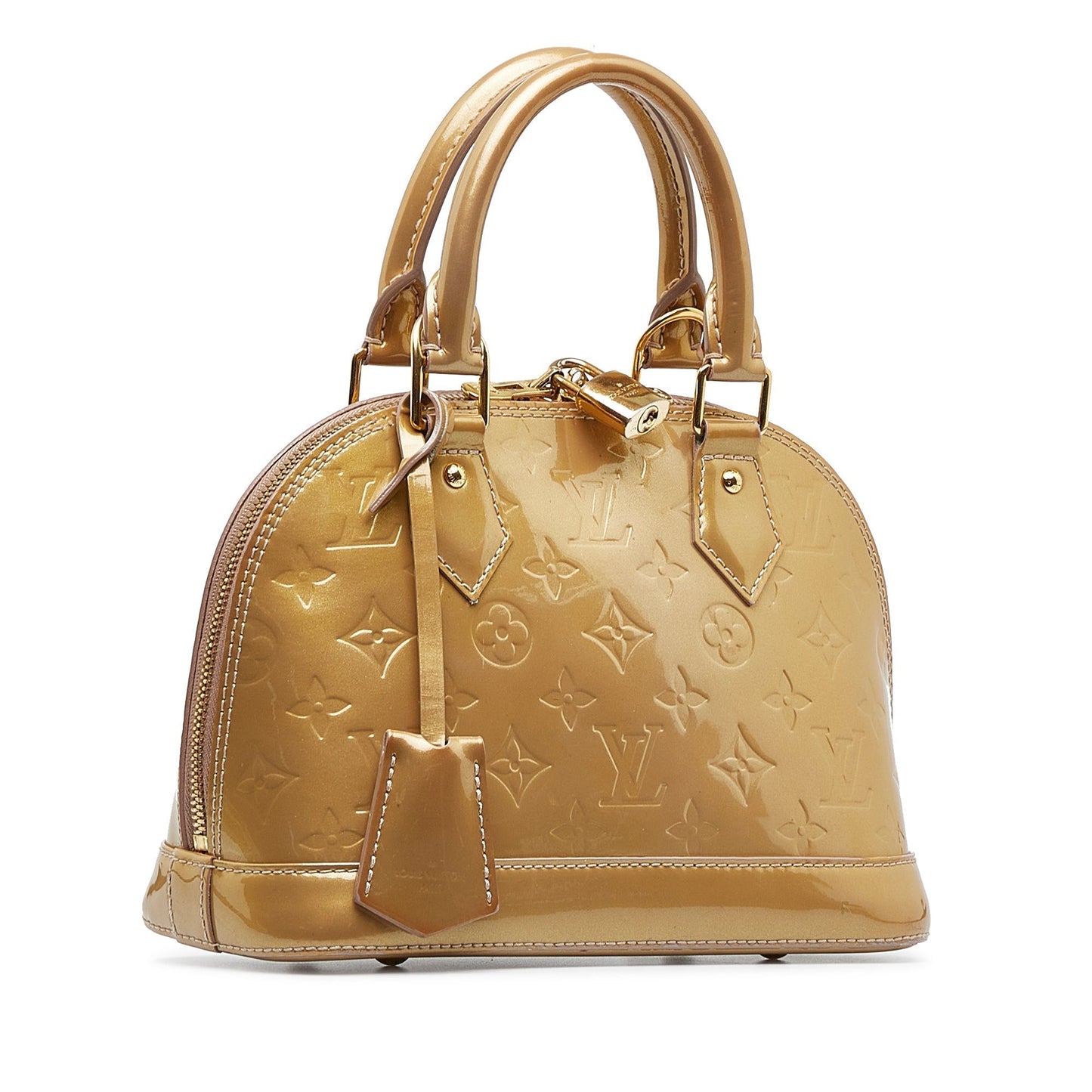 LOUIS VUITTON Monogram Vernis Alma BB Satchel
