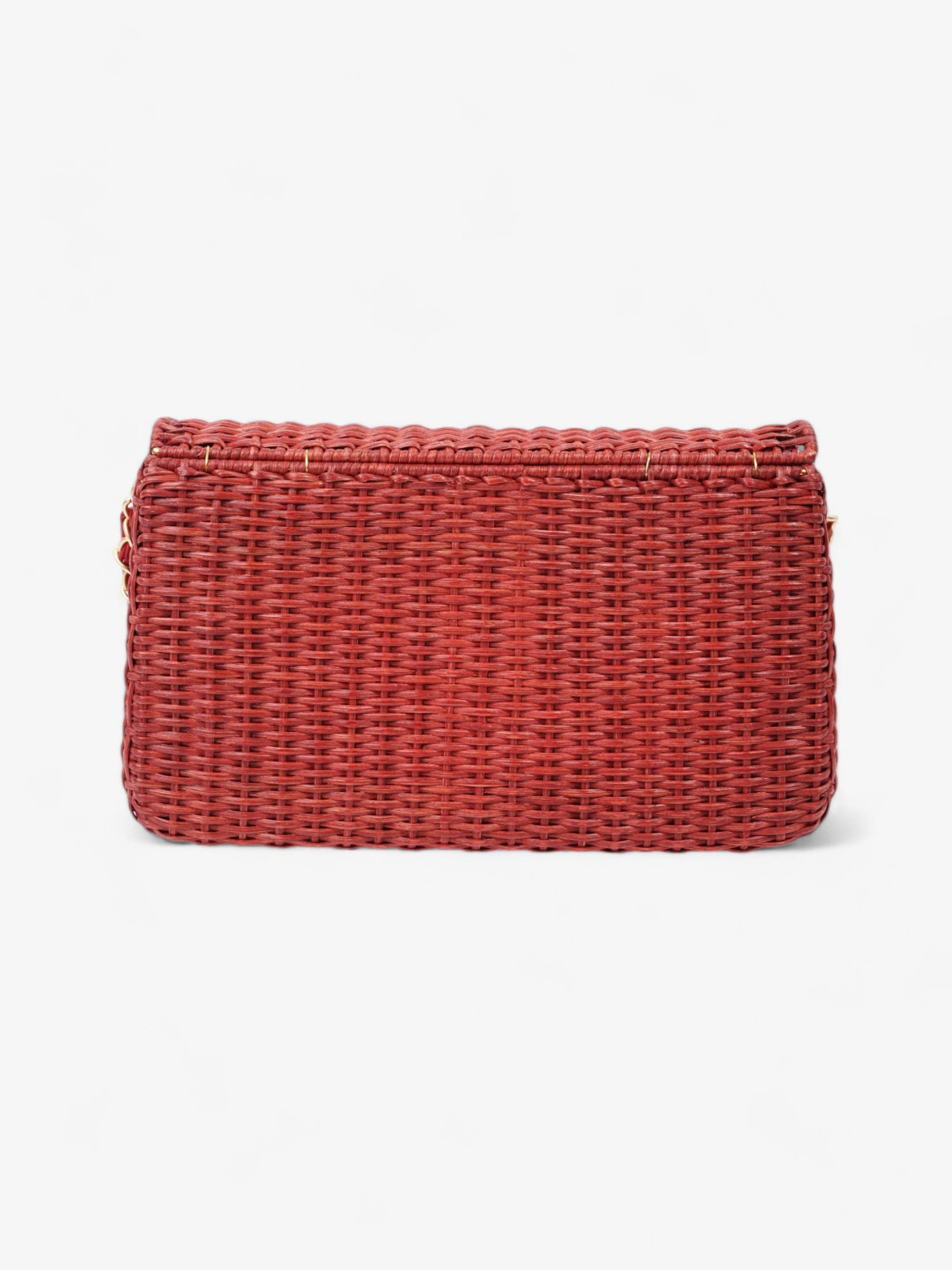 Chanel Classic Flap Red Wicker