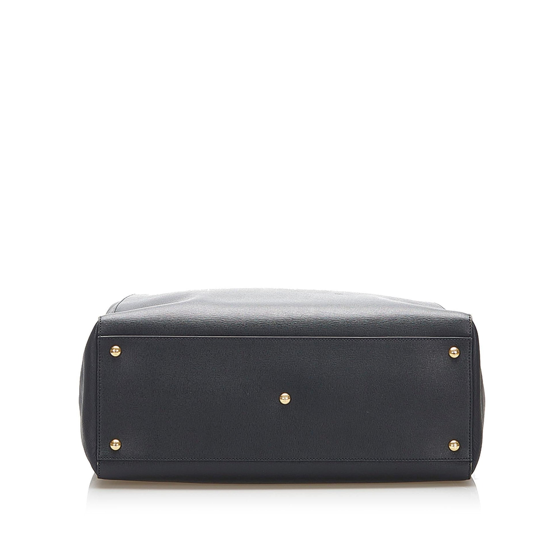 Fendi 2Jours Leather Handbag
