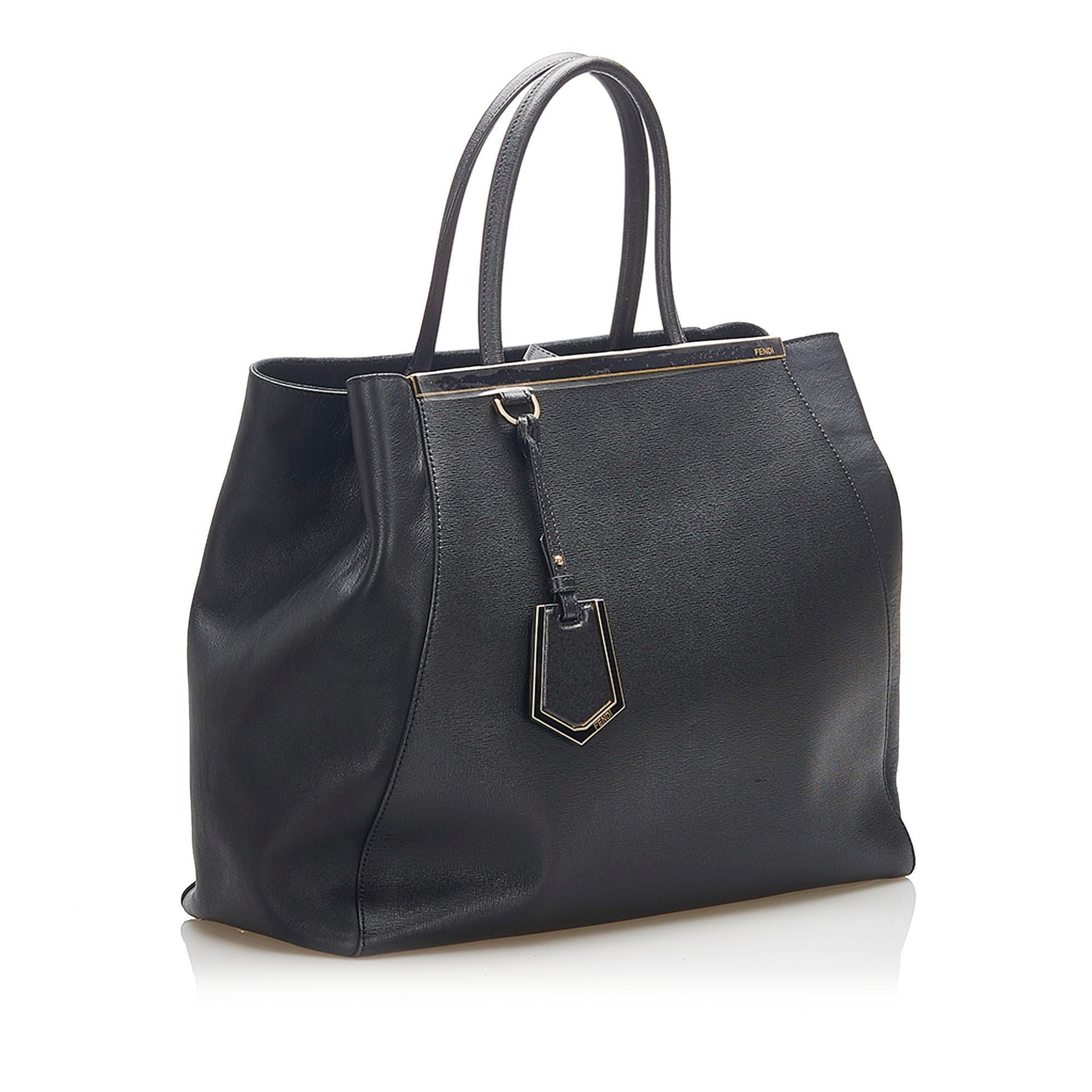 Fendi 2Jours Leather Handbag