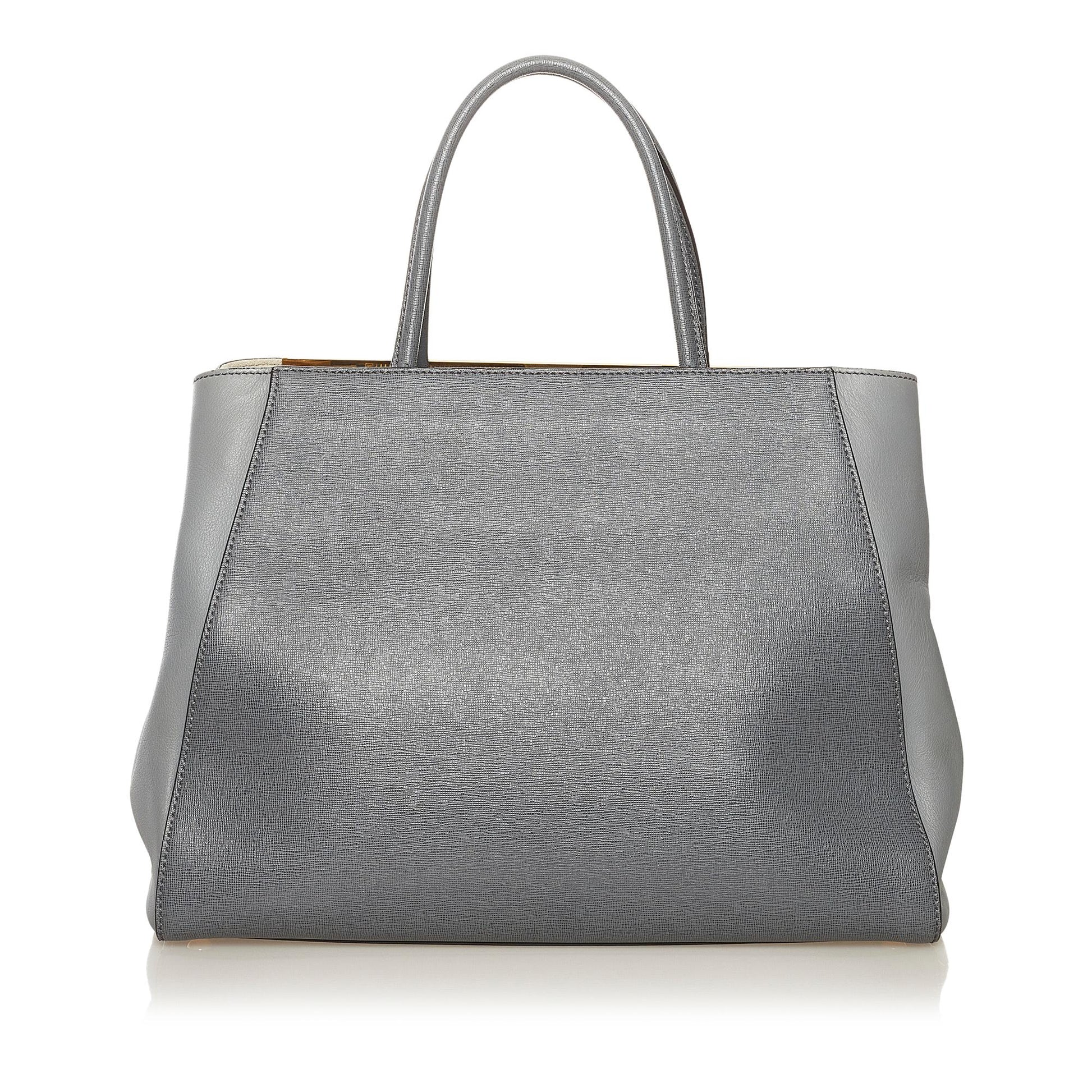 Fendi 2Jours Leather Satchel