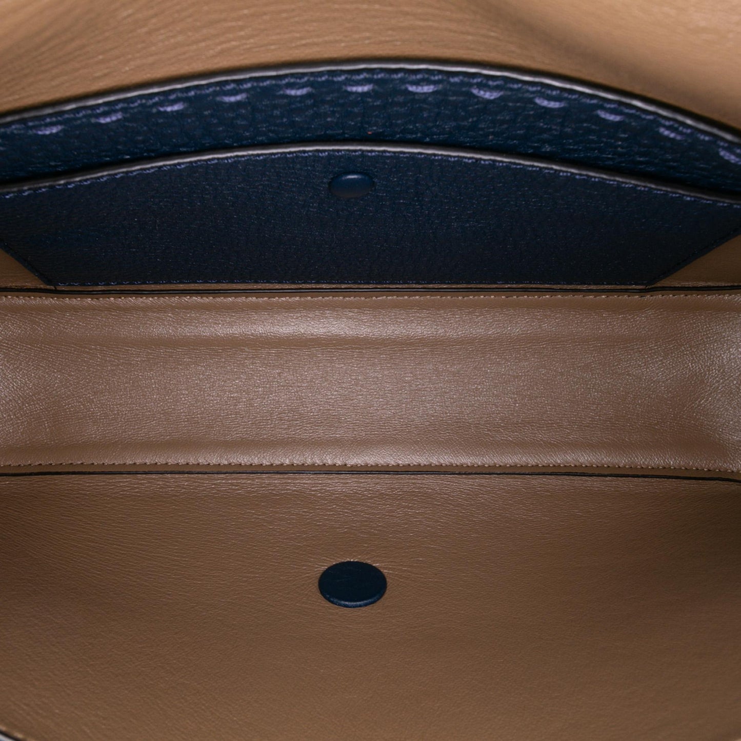 Fendi Calfskin Leather Baguette Satchel