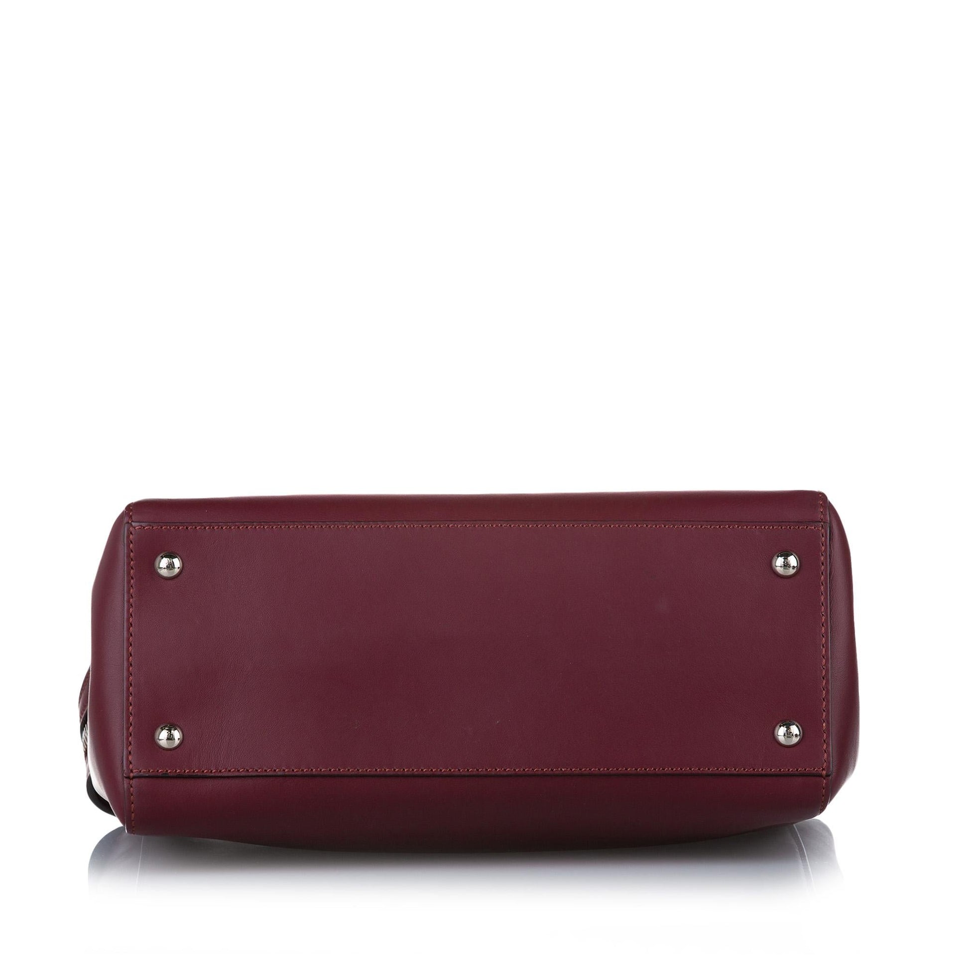 Fendi DotCom Leather Satchel