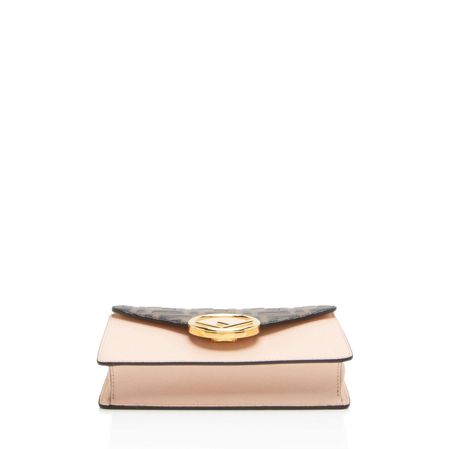 Fendi FF Embossed Calfskin Mini Camera Bag
