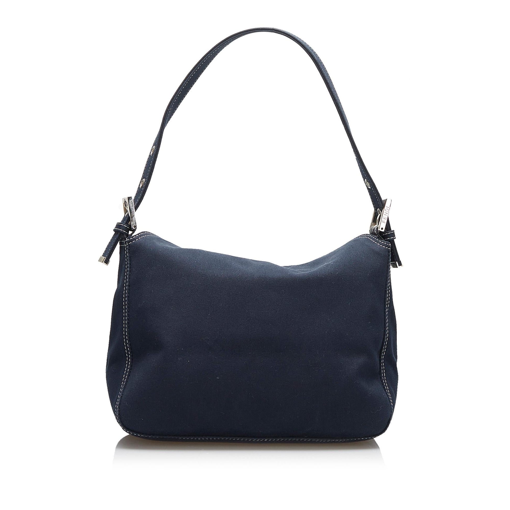 Fendi FF Marble Logo Shoulder Bag