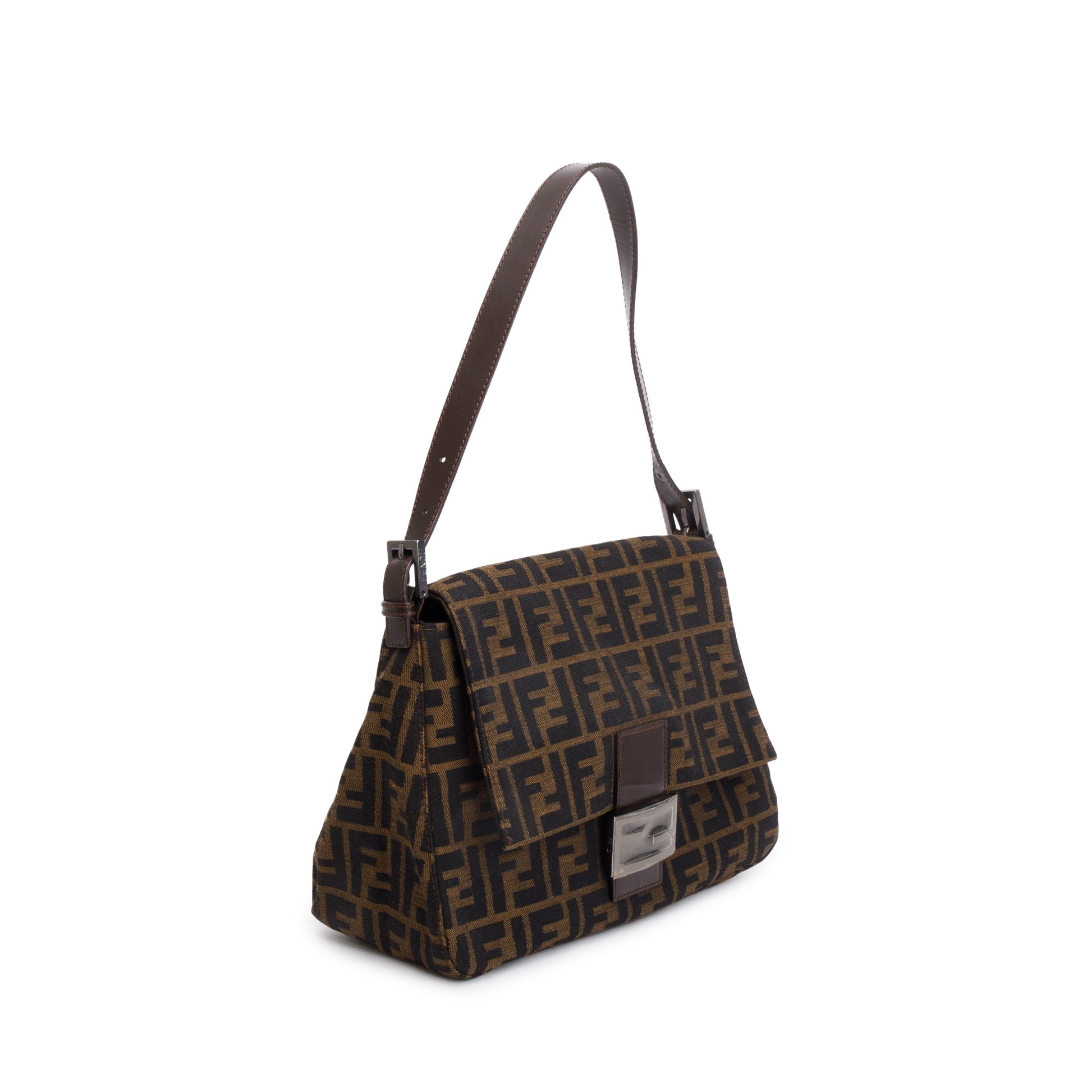 Fendi FF Zucca Mama Forever Baguette Shoulder Bag