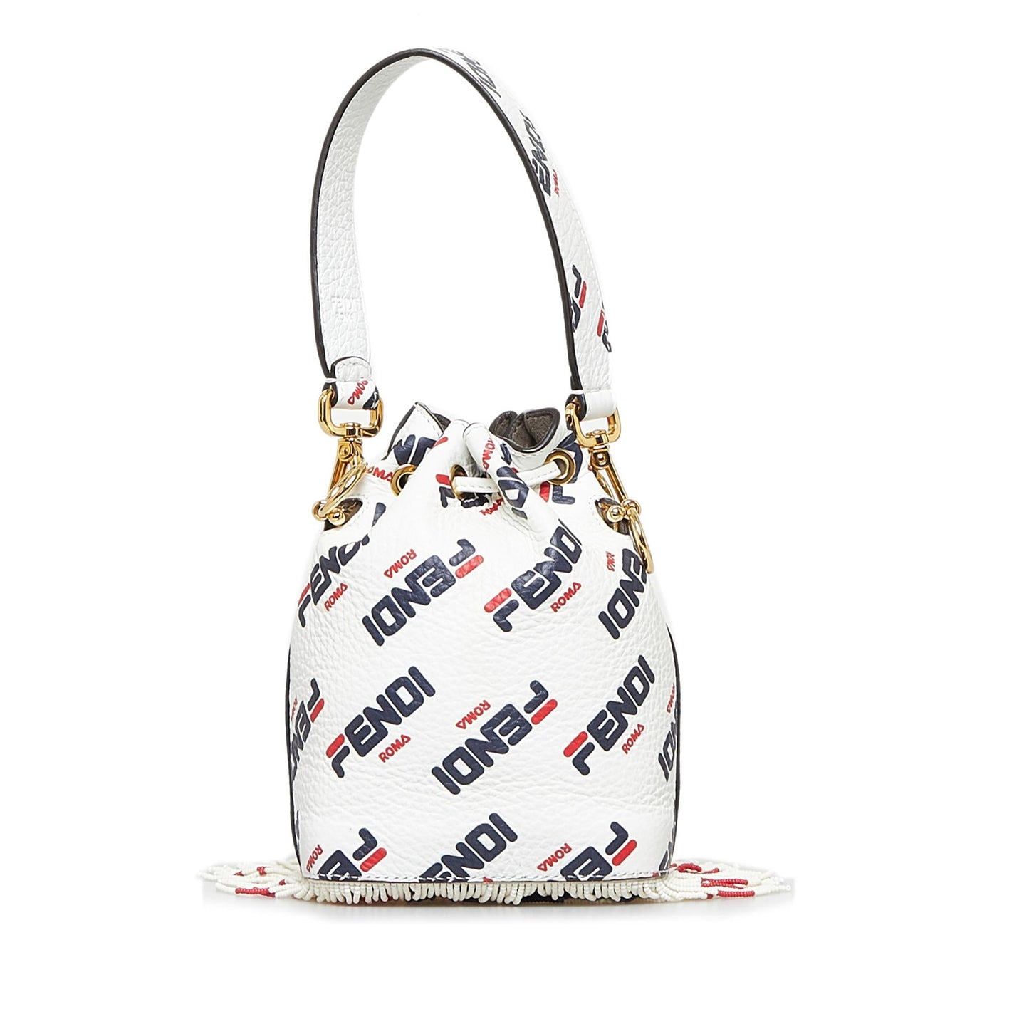 Fendi Stripes Convertible Baguette (SHG-lOZAlr)